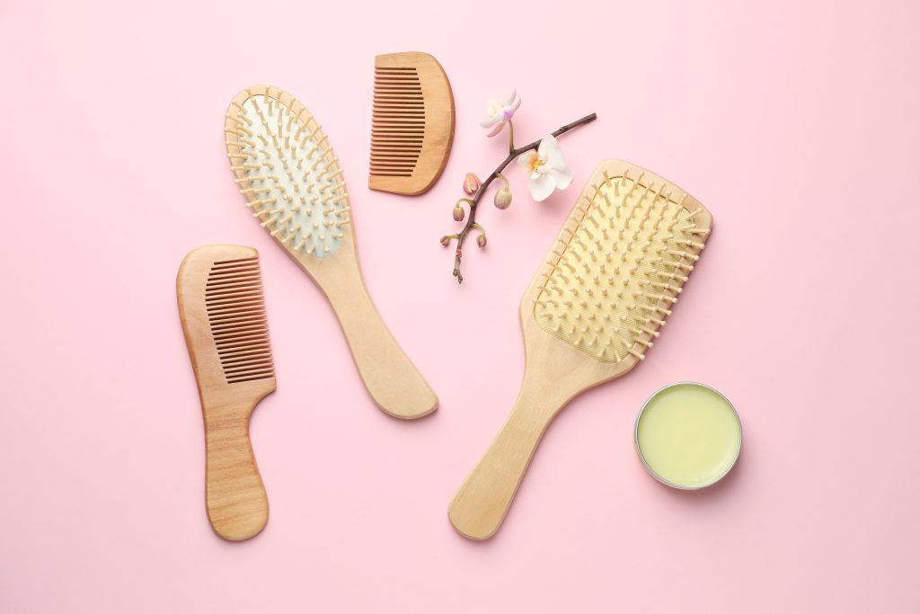 bamboo combs and brushes
